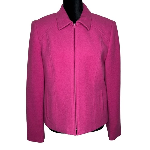 CONRAD C | Wool Blend Zip Up Jacket | Size 12 - Picture 1 of 9